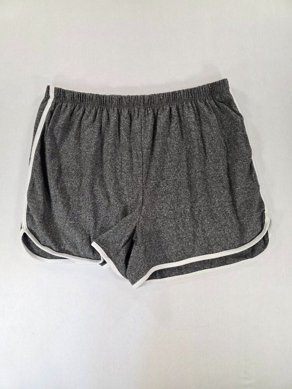 Moral Society Women's Polyester Short Shorts Gym Casual Gray 2XL